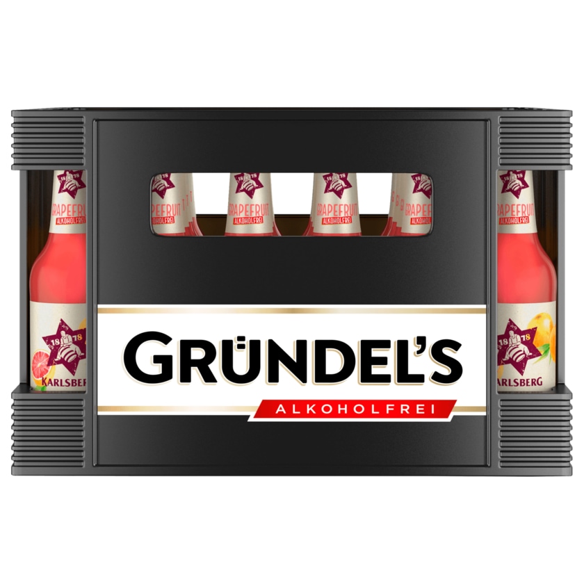 Gründel's Grapefruit alkoholfrei 24x0,33l